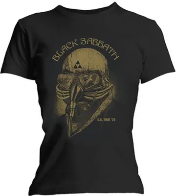 Produktbild von Black Sabbath - US Tour 1978 Damen Medium T-Shirt - schwarz