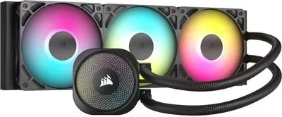 Immagine prodotto di Dissipatore CPU, CORSAIR Nautilus 360 ARGB, raffreddamento a liquido, 1700 giri/min, radiatore da 360 mm, nero
