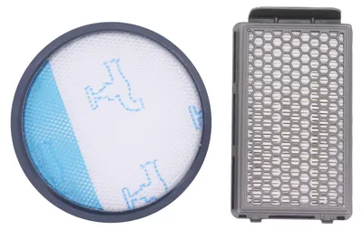 Productafbeelding van Vacuümfilterset - Vervangingsfilters voor stofzuigers zonder zak - Compatibel met de Compact Power Cyclonic serie - 2 stuks