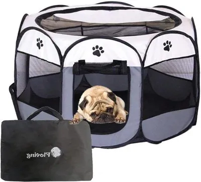 Produktbild von Faltbare Transportbox für Hunde und Katzen, Innen und Außen, mit Reißverschluss