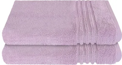 Produktbild von Schiesser Frottier Gästetuch Milano im 5er Set | 100% Baumwolle aus nachhaltiger Produktion | weich, saugstark, farbecht | 30x50cm | Rosé