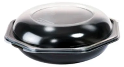 Produktbild von 180x DUNI Octabowl® (C&C Packung mit 149865) 190 x 190 x 71 mm Schwarz ungeteilt