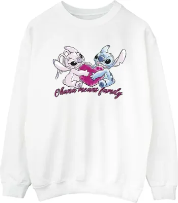 Produktbild von Disney - "Ohana" Sweatshirt für Damen BI22847 (XXL) (Weiß)