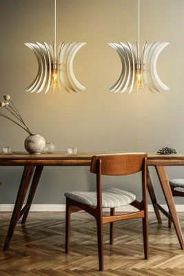 Produktbild von Opviq, 148- 148PRL, Weiß, Kronleuchter, MDF -Körper