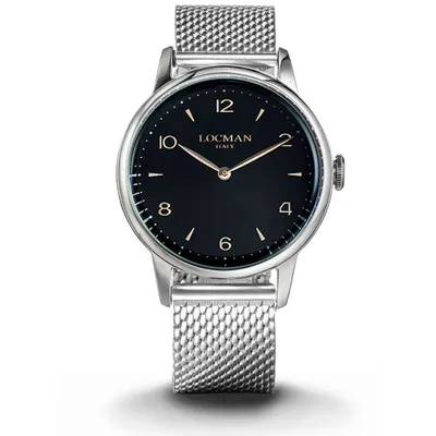 Produktbild von 0251A01R-00BKRG2B0 Italy Herrenuhr 1960 Ref. 0251A01R Locman