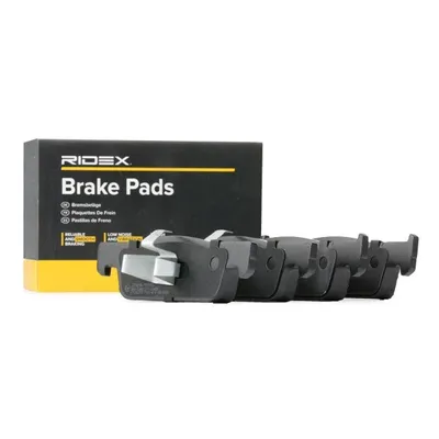 Produktbild von RIDEX 402B0617 Bremsbeläge Satz Vorne für RENAULT Clio III Schrägheck (BR0/1, CR0/1) Clio IV Schrägheck (BH) Twingo III Schrägheck (BCM) für DACIA