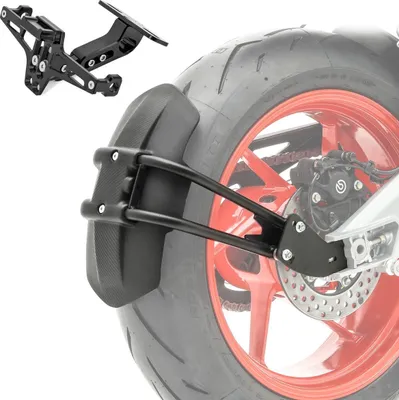 Immagine prodotto di Set copriruota posteriore moto LN1 + portatarga Universal Bele