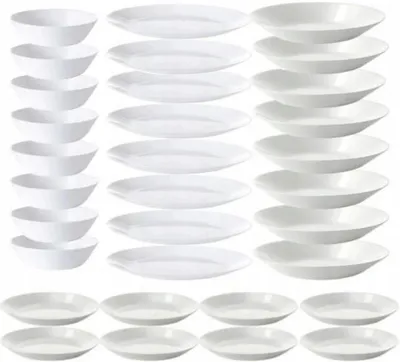 Produktbild von IKEA OFTAST Essgeschirr-Set für 8 Personen 32-teilig weiß