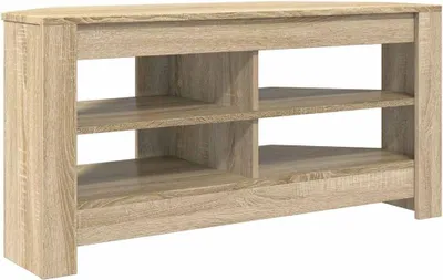 Zdjęcie produktu dla vidaXL Narożna szafka pod TV dąb sonoma 102 x 40,5 x 45 cm Materiał drewnopochodny