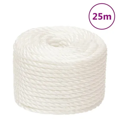 Immagine prodotto di vidaXL Corda da lavoro bianca 12 mm 25 m in polipropilene