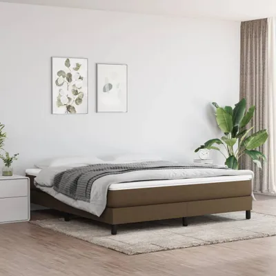 Produktbild von Maison Exclusive - Boxspringbettgestell Dunkelbraun 160x200 cm Stoff