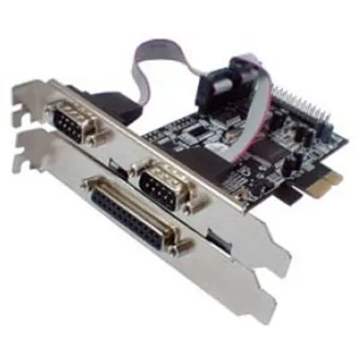 Produktbild von Longshine Serial & Parallel PCIe Card, PCIe, FCC, CE, MosChip MCS9901, 0 - 70 °C, Windows 2000/XP/Vista Linux Mac 10.X DOS, PCI Express 1.0a