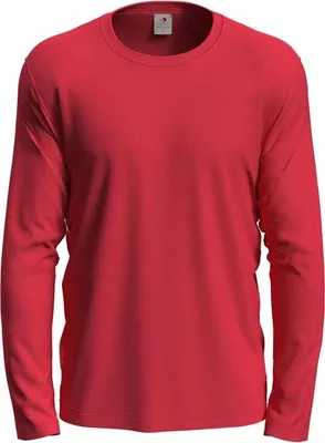 Produktbild von Stedman ST2500 | Classic Long Sleeve Herren T-Shirt - Farbe: Scarlet Red - Größe: XXL
