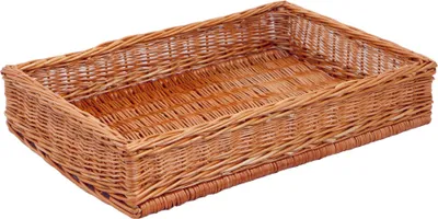 Produktbild von Auslagekorb, naturbraun, Präsentationskorb, Allzweckkorb, 40x60x12cm
