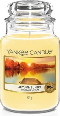 Produktbild von Yankee Candle Autumn Sunset Duftkerze im Glas 623g Herbstlicher Sonnenuntergang