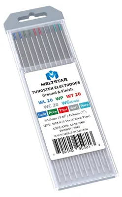 Obrázok produktu pre Zváracie elektrody TIG – Mixset – 1,6 x 175 mm – 10 kusov – Zmes wolframu – Vhodné pre oceľ, nehrdzavejúca oceľ, hliník – Zváracia tyč