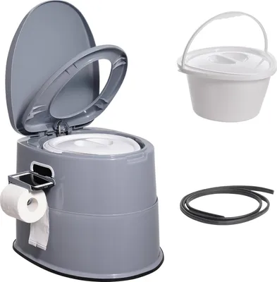 Zdjęcie produktu dla Toaleta turystyczna przenośna kempingowa mobilne WC na działkę i pod namiot