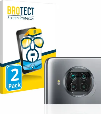 Produktbild von 2x Für Xiaomi Mi 10T Lite (NUR Kameraschutz) Schutzfolie BROTECT Displayschutz Display Schutz Folie Klar Transparent