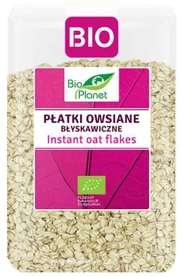 PŁATKI OWSIANE BŁYSKAWICZNE BIO 1 kg - BIO PLANET