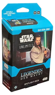 Produktbild von FFG - Star Wars: Unlimited - Legends of the Force Spotlight Deck Qui-Gon Jinn - DE