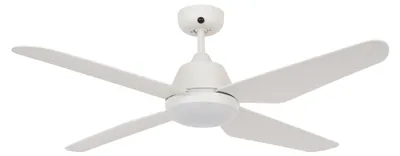 Image de Ventilateur de plafond avec éclairage LED et télécommande Airfusion Aria Blanc 122 cm