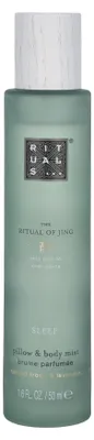 Obrázok produktu pre Rituals The Ritual of Jing Pillow & Body Mist, Osviežovač vzduchu v spreji, Zelená, 50 ml, sprej, Vnútorný, DESCRIPTION INGREDIENTS Aqua/Water, PEG-40 Hydrogenated Castor Oil, Parfum/Fragrance,...