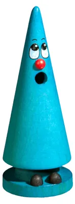 Produktbild von Crottendorfer Räucherfigur Mini Ziegenbein Leo Lavendel - Größe ca. 9cm, für Räucherkerzen Größe S (Klein) - 2066