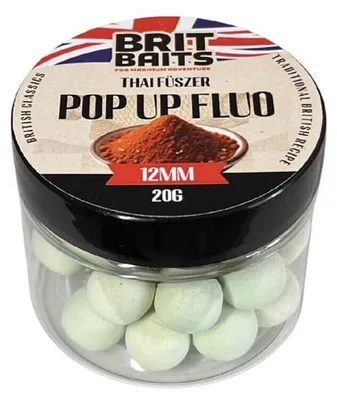 Produktbild von BritBaits Pop Up Fluo Thai Gewürz 12mm