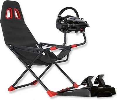 Obrázek produktu pro Skládací domácí herní simulátor, skládací stojan na volant závodního simulátoru, držák volantu na sedadle, zařízení pro zážitek ze závodní hry