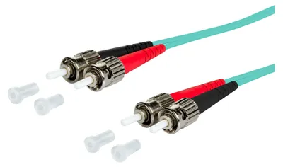 Immagine prodotto di BTR 151J1AOAO50E Cavo patch OM3 2xST/2xST MM 5m aqua I-V(ZN)H 50/125 (151J1AOAO50E)