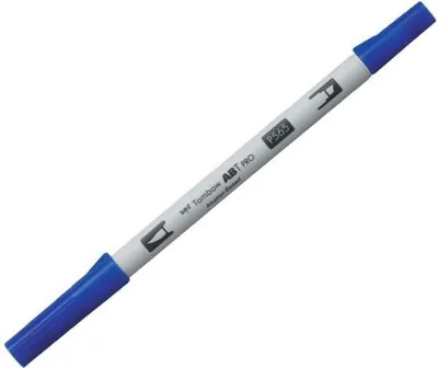Produktbild von Dual-Fasermaler ABT Pro Keilspitze/Pinselspitze Alkoholbasis deep blue