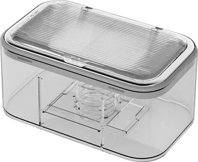 Produktbild von Spenderbox für Feuchttücher, große Kapazität, wandmontierter Taschentuchhalter, leicht zu öffnen, multifunktionale Taschentuchbox mit Federplatte