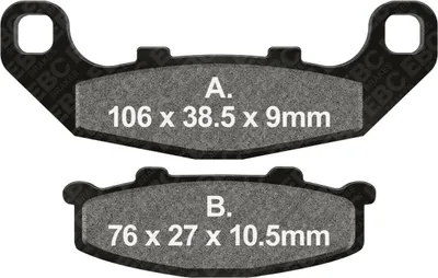 Immagine prodotto di Pastiglie freno EBC Standard FA141
