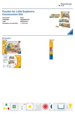 Produktbild von Puzzle für kleine Entdecker: Baustelle Ravensburger 00137