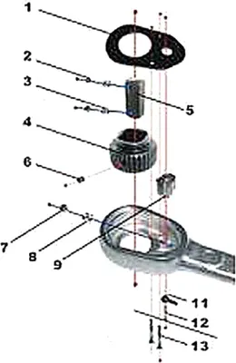 Produktbild von Reparatursatz JMP Drehmomentschlüssel 3/8"