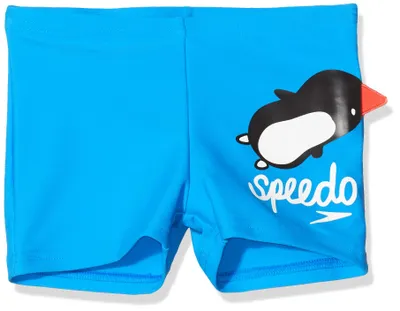 Imagen del producto de SPEEDO Pantalón de baño para niños, modelo Aquashort, color azul, referencia 11-730-D251, para niños de 2 años