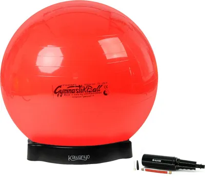 Produktbild von Original Pezzi® Gymnastikball STANDARD m.Ballschale u. Pumpe - rot