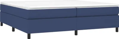 Obrázek produktu pro vidaXL Boxspring rám postele modrý 200x200 cm látka