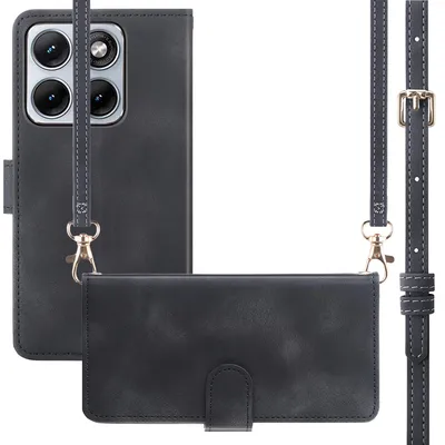 Productafbeelding van imoshion Bookcase met koord voor de Motorola Edge 70 Fusion - Zwart