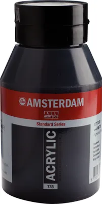 Zdjęcie produktu dla Butelka farby akrylowej Amsterdam Standard Series 1000 ml oxide black 735
