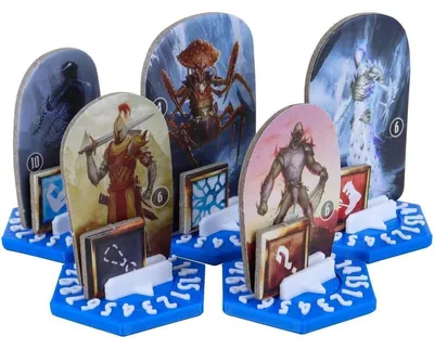 Immagine prodotto di Set da 5 basi per il contatore dei punti vita per Gloomhaven e Frosthaven