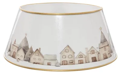 Produktbild von Weihnachtsbaumständer "Village" aus Metall, Durchmesser 56 cm