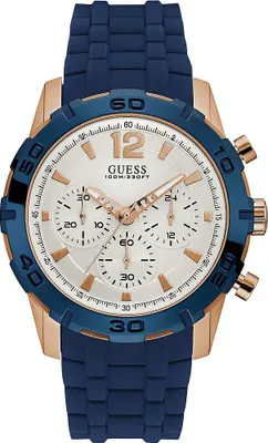 Produktbild von Guess Herrenuhr W0864G5 blau
