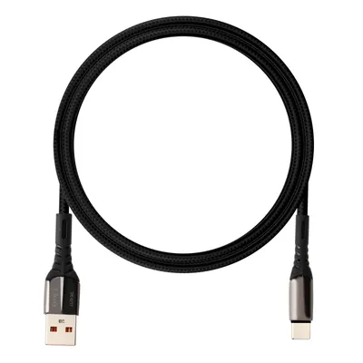 Immagine prodotto di LinQ, cavo di sincronizzazione USB / USB-C Fast Charge 5A intrecciato in nylon da 1 m, nero