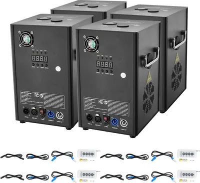 Image de SucceBuy Cold Spark Machine à feux d'artifice x4 700W 2-5M pour scène DJ mariage événement fête