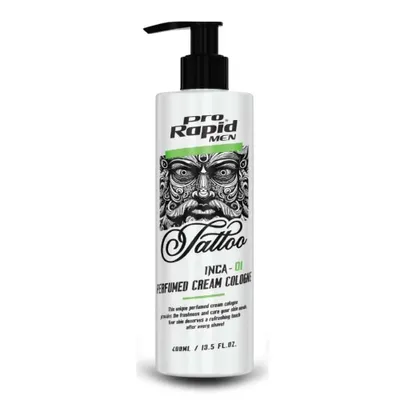 Produktbild von Pro Rapid Tattoo Series Inca - 01 After Shave Perfumed Cream Cologne 400 ml - Erfrischende, feuchtigkeitsspendende
