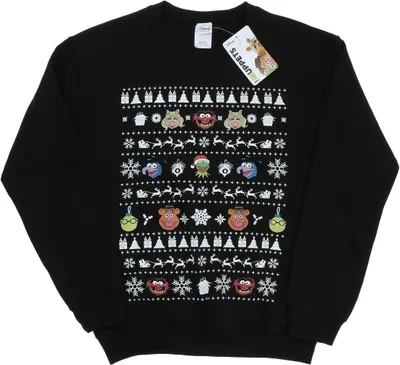 Produktbild von Disney - "The Muppets" Sweatshirt für Damen BI9357 (L) (Schwarz)