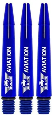 Produktbild von Bull's Aviation Darts Schäfte Blau Short