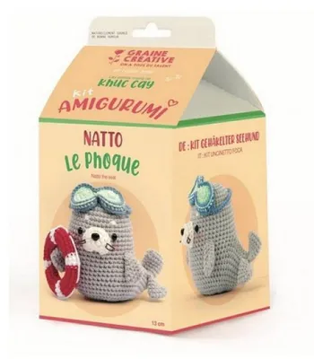 Zdjęcie produktu dla GRAINE CREATIVE 420250, Zestaw do robienia na drutach dla dzieci, Wielobarwny