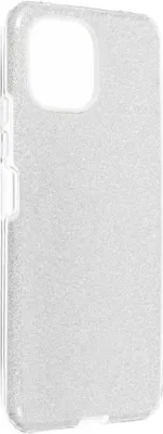 Produktbild von König Design Hülle kompatibel mit Xiaomi Mi 11 Lite Kunststoff Soft Handyhülle - Handy Case Silber